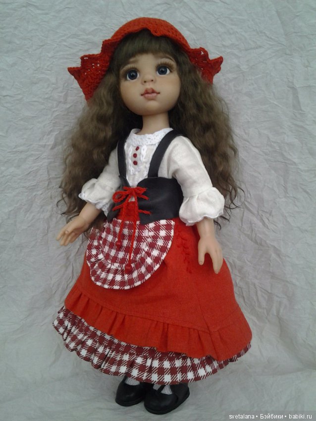 Как Красная шапочка вдохновила на создание еще одной Красной шапочки. ООАК куклы Паола Рейна