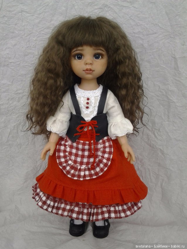 Как Красная шапочка вдохновила на создание еще одной Красной шапочки. ООАК куклы Паола Рейна (фото 6)