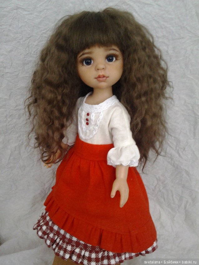 Как Красная шапочка вдохновила на создание еще одной Красной шапочки. ООАК куклы Паола Рейна