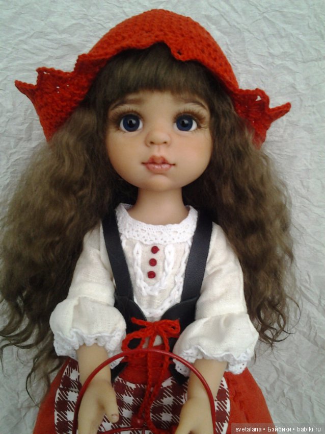 Как Красная шапочка вдохновила на создание еще одной Красной шапочки. ООАК куклы Паола Рейна (фото 9)