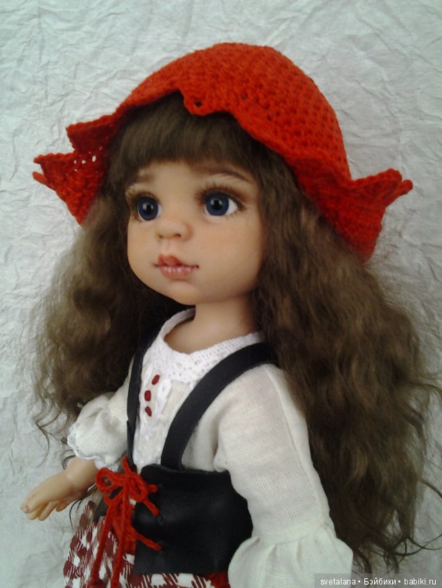 Как Красная шапочка вдохновила на создание еще одной Красной шапочки. ООАК куклы Паола Рейна (фото 8)