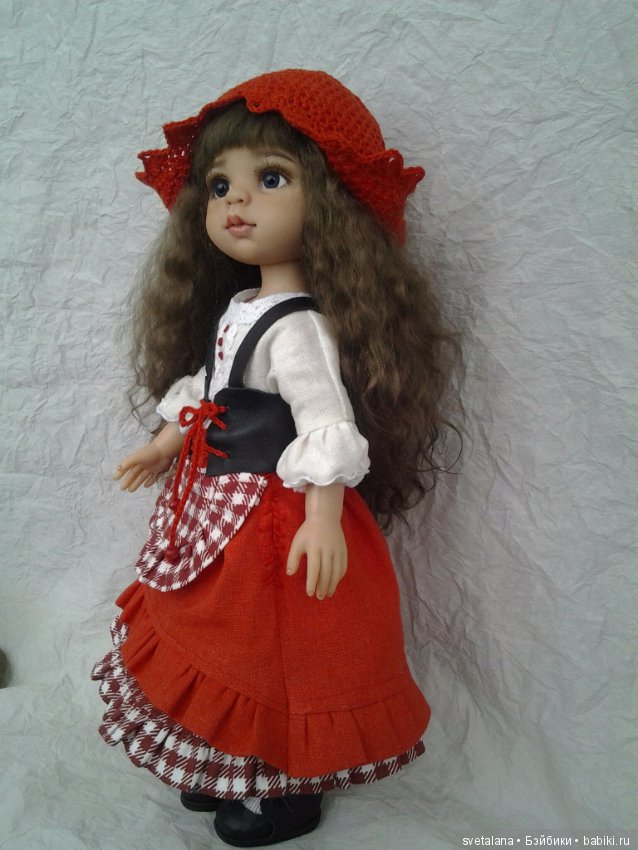 Как Красная шапочка вдохновила на создание еще одной Красной шапочки. ООАК куклы Паола Рейна