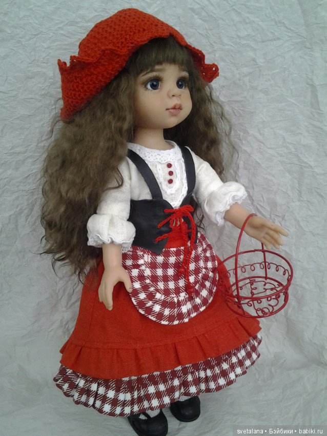 Как Красная шапочка вдохновила на создание еще одной Красной шапочки. ООАК куклы Паола Рейна