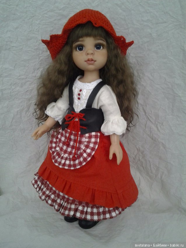 Как Красная шапочка вдохновила на создание еще одной Красной шапочки. ООАК куклы Паола Рейна