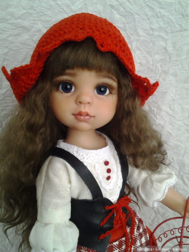 Как Красная шапочка вдохновила на создание еще одной Красной шапочки. ООАК куклы Паола Рейна (фото 10)