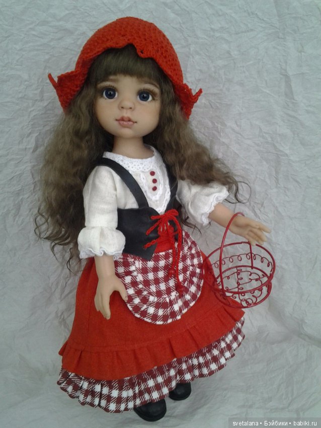 Как Красная шапочка вдохновила на создание еще одной Красной шапочки. ООАК куклы Паола Рейна