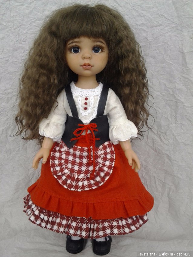Как Красная шапочка вдохновила на создание еще одной Красной шапочки. ООАК куклы Паола Рейна (фото 4)