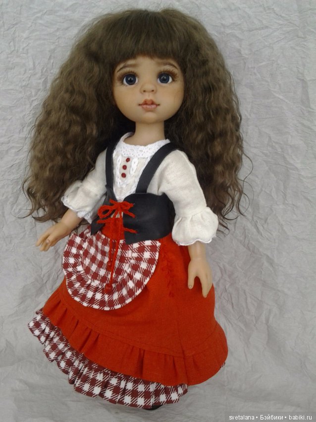 Как Красная шапочка вдохновила на создание еще одной Красной шапочки. ООАК куклы Паола Рейна (фото 5)