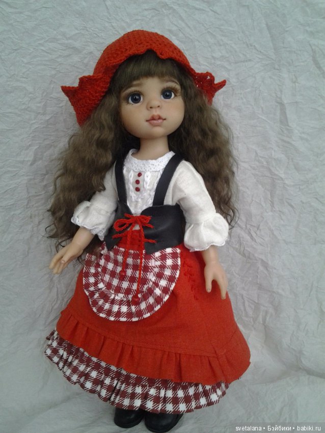 Как Красная шапочка вдохновила на создание еще одной Красной шапочки. ООАК куклы Паола Рейна