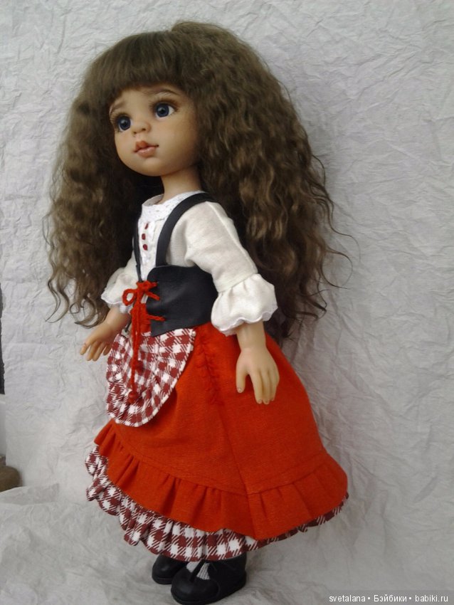 Как Красная шапочка вдохновила на создание еще одной Красной шапочки. ООАК куклы Паола Рейна (фото 3)