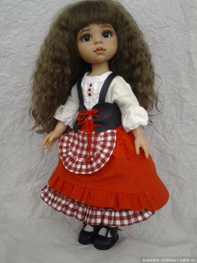 Как Красная шапочка вдохновила на создание еще одной Красной шапочки. ООАК куклы Паола Рейна (фото 2)