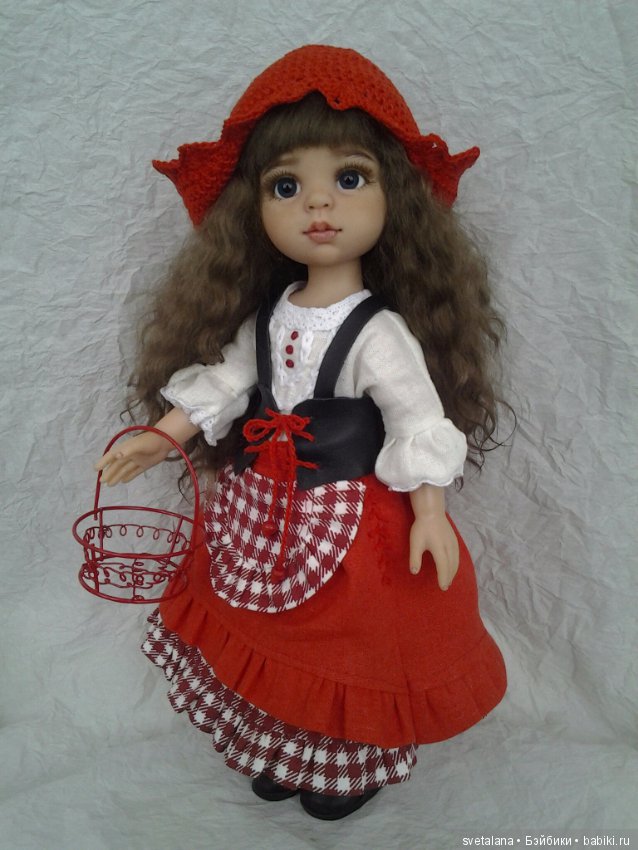 Как Красная шапочка вдохновила на создание еще одной Красной шапочки. ООАК куклы Паола Рейна