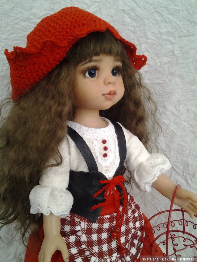 Как Красная шапочка вдохновила на создание еще одной Красной шапочки. ООАК куклы Паола Рейна