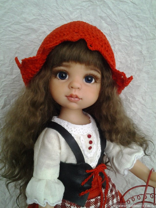 Как Красная шапочка вдохновила на создание еще одной Красной шапочки. ООАК куклы Паола Рейна