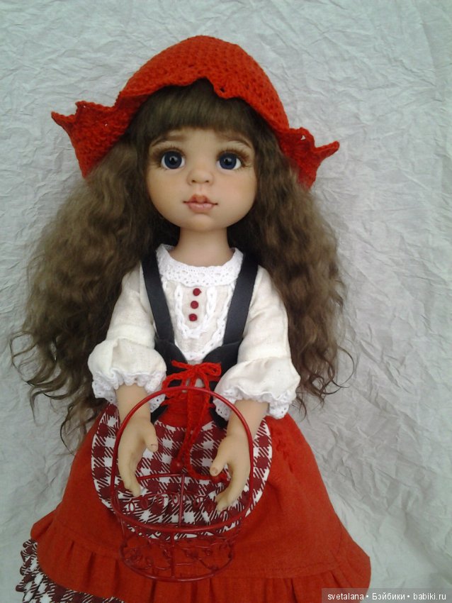 Как Красная шапочка вдохновила на создание еще одной Красной шапочки. ООАК куклы Паола Рейна
