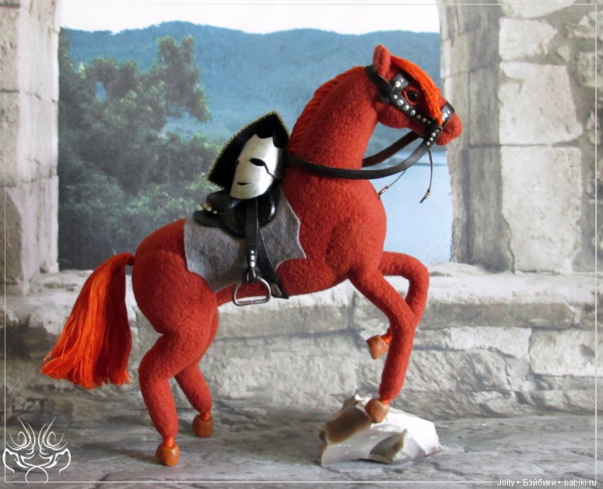 Рыжая лошадь для графа — Текстильные игрушки и примитивы: кофейные (фото 5)