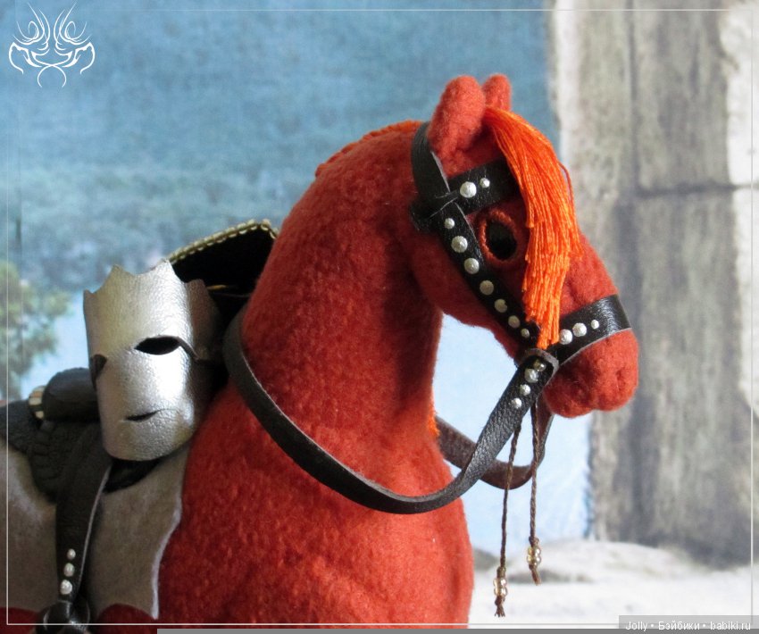 Рыжая лошадь для графа — Текстильные игрушки и примитивы: кофейные (фото 3)