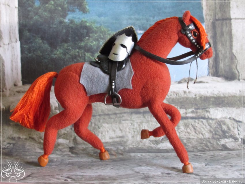 Рыжая лошадь для графа — Текстильные игрушки и примитивы: кофейные (фото 6)