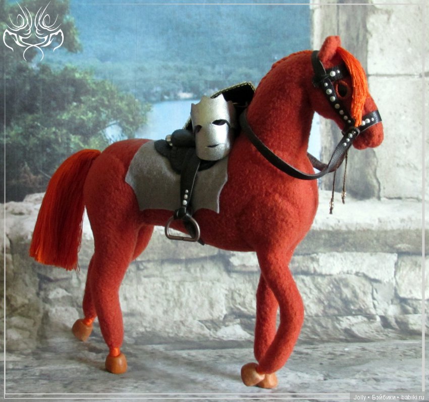 Рыжая лошадь для графа — Текстильные игрушки и примитивы: кофейные (фото 4)