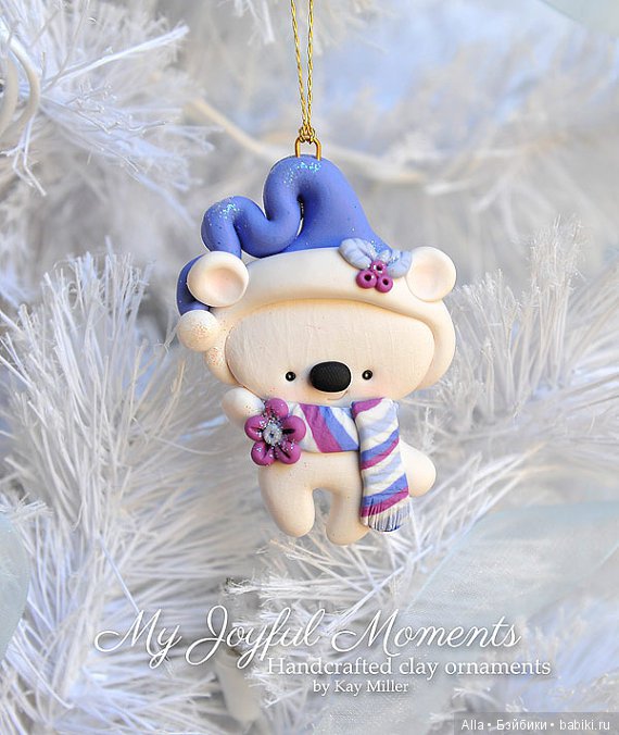 Елочные украшения из полимерной глины Kay Miller (фото 4)