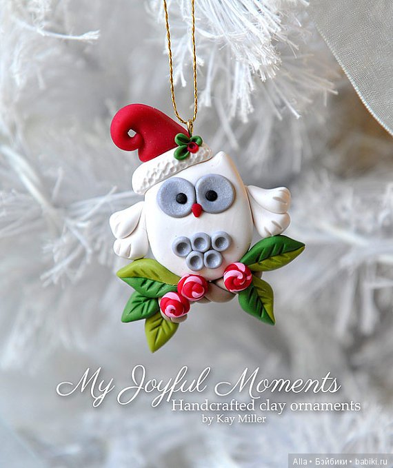 Елочные украшения из полимерной глины Kay Miller (фото 6)