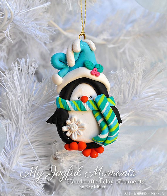 Елочные украшения из полимерной глины Kay Miller (фото 9)