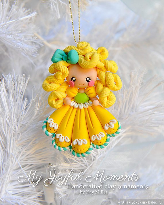 Елочные украшения из полимерной глины Kay Miller (фото 3)