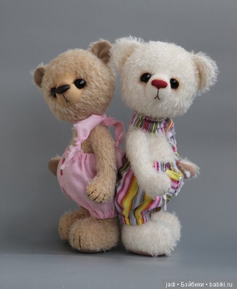Медвежата тедди, автор выкройки Наталья Гортункова
