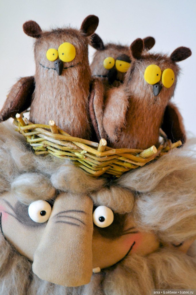 Авторские текстильные игрушки Лена-Лешка