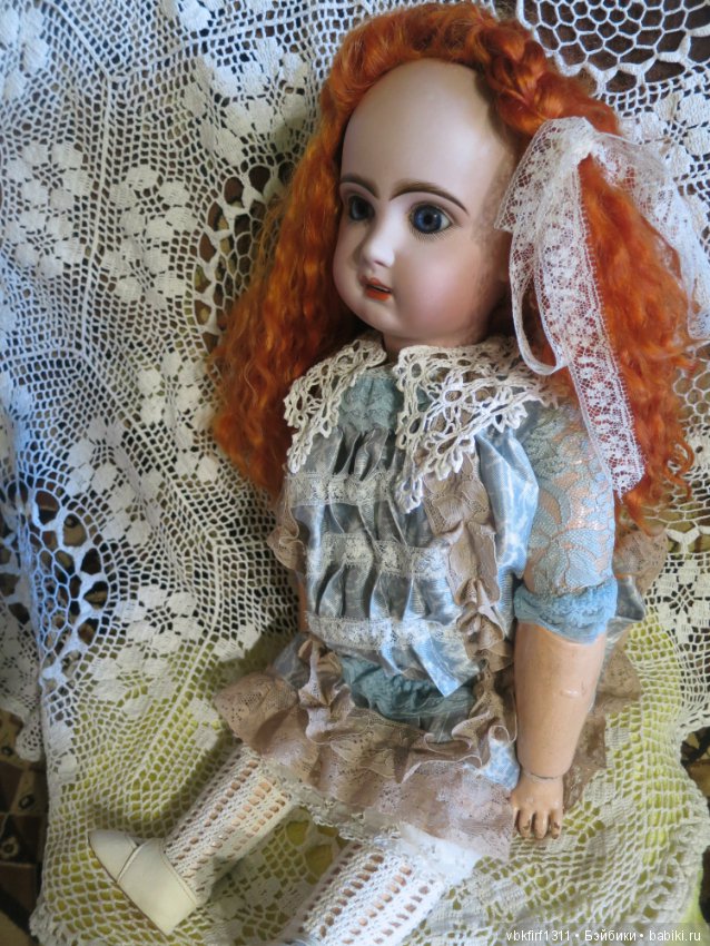 Рыжие нынче в моде — Антикварные куклы Jumeau (Жюмо): Tete Jumeau (фото 6)