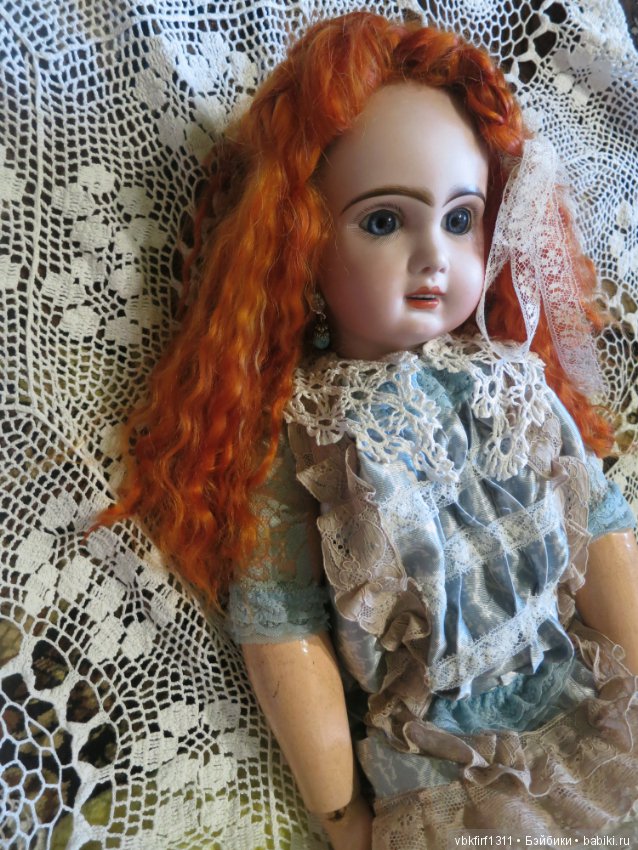 Рыжие нынче в моде — Антикварные куклы Jumeau (Жюмо): Tete Jumeau (фото 10)