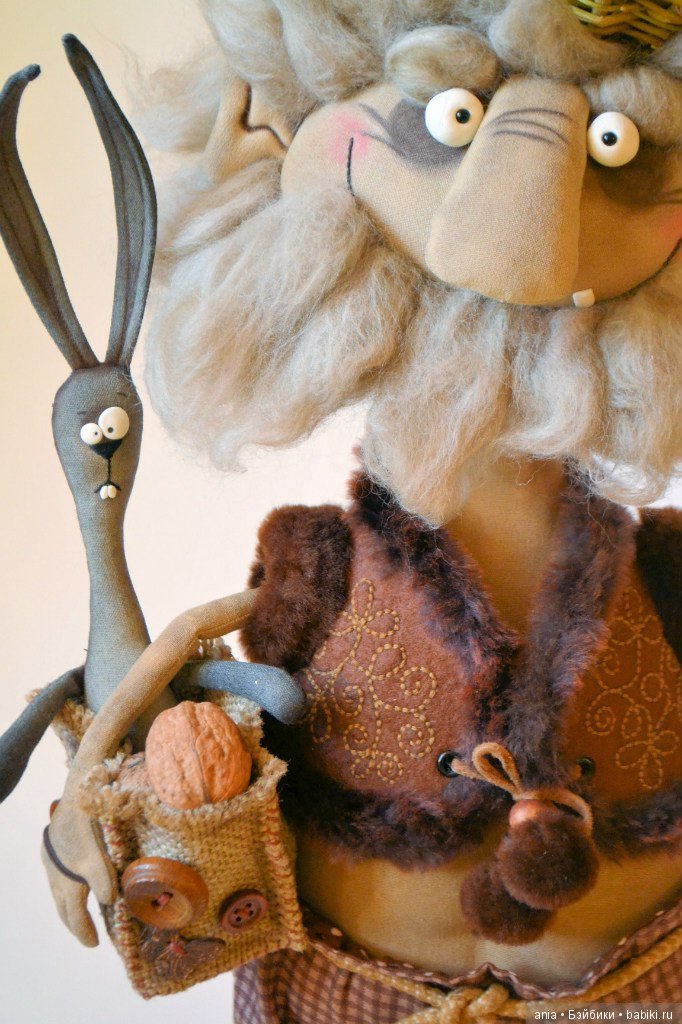 Авторские текстильные игрушки Лена-Лешка