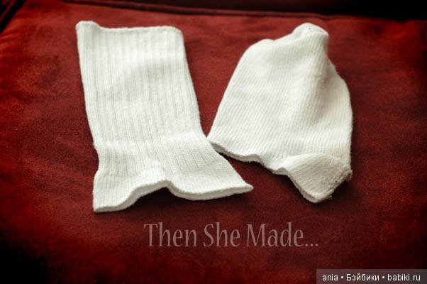 Снеговик из носков, мастер класс (фото 3)