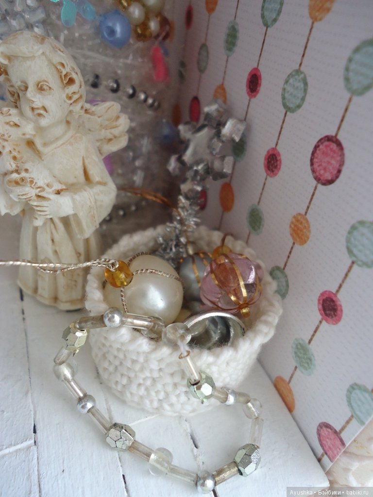 Новогодний терем в миниатюре, румбокс своими руками (фото 9)