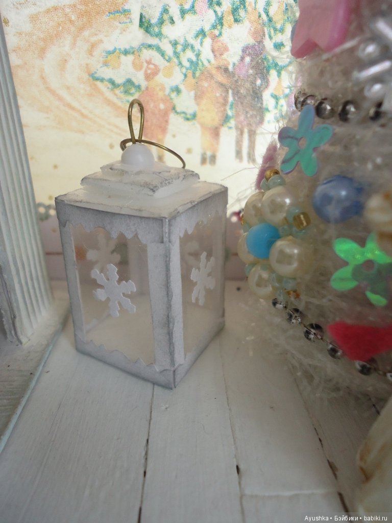 Новогодний терем в миниатюре, румбокс своими руками (фото 8)