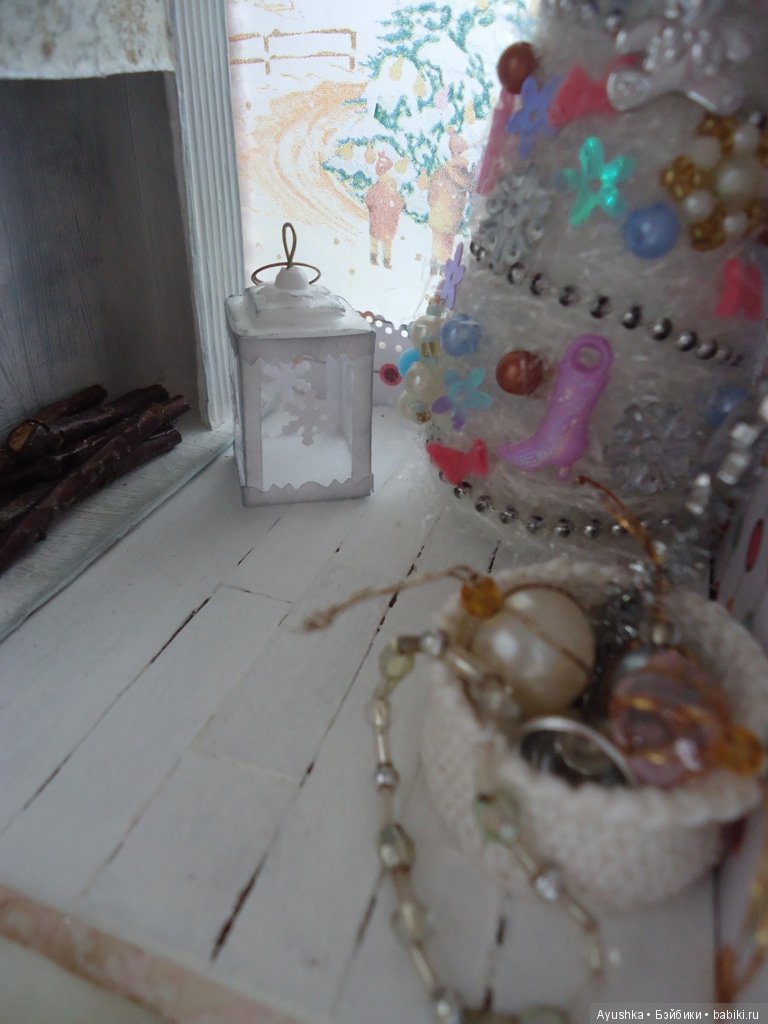 Новогодний терем в миниатюре, румбокс своими руками