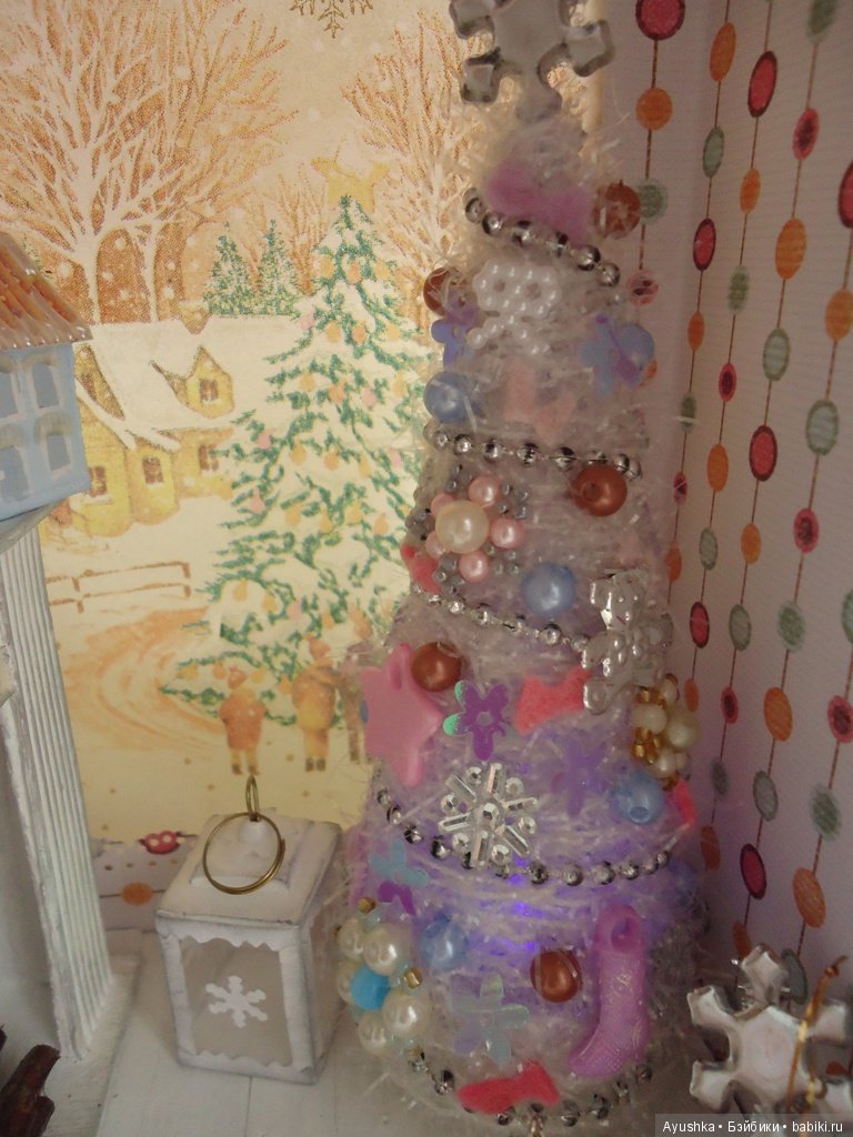Новогодний терем в миниатюре, румбокс своими руками