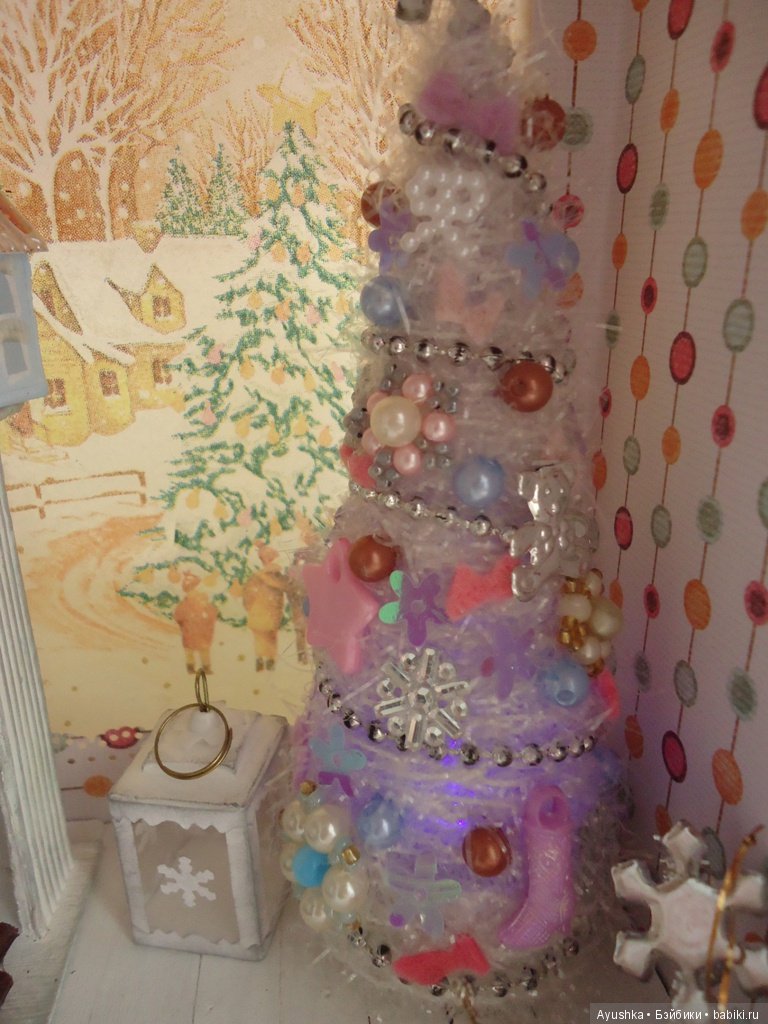 Новогодний терем в миниатюре, румбокс своими руками