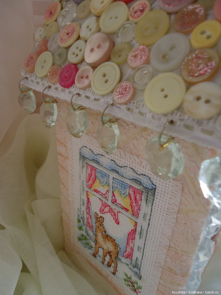 Новогодний терем в миниатюре, румбокс своими руками (фото 3)