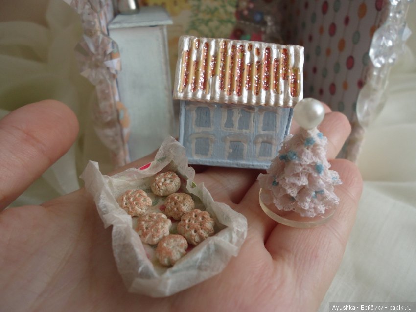 Новогодний терем в миниатюре, румбокс своими руками