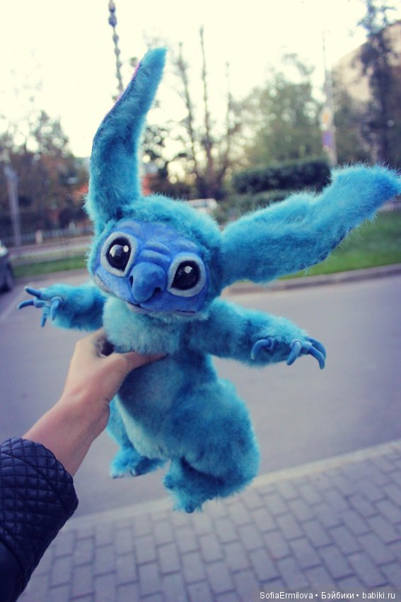 Игрушки в смешанной технике (мех и глина): Арт (фото 2)