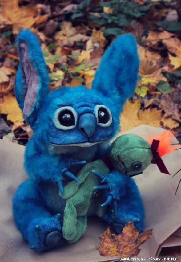 Игрушки в смешанной технике (мех и глина): Арт (фото 10)