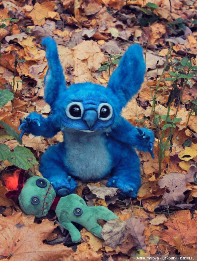 Игрушки в смешанной технике (мех и глина): Арт (фото 6)