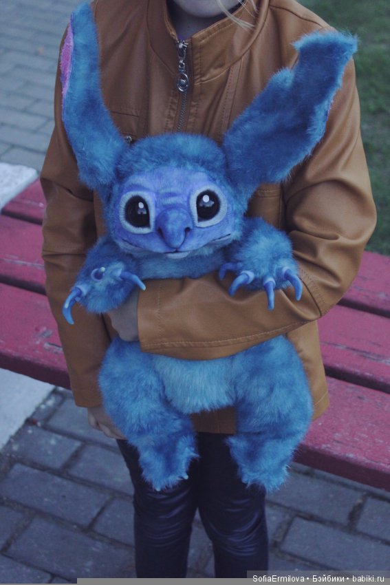 Игрушки в смешанной технике (мех и глина): Арт (фото 3)