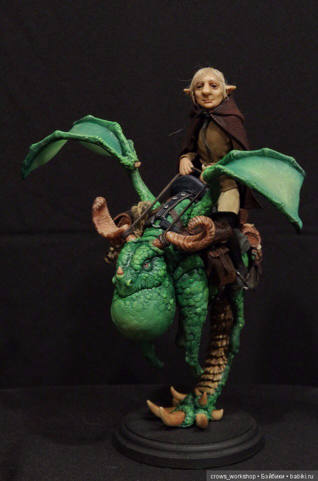 Наездник на драконе — Лепка авторских кукол: полимерная глина
