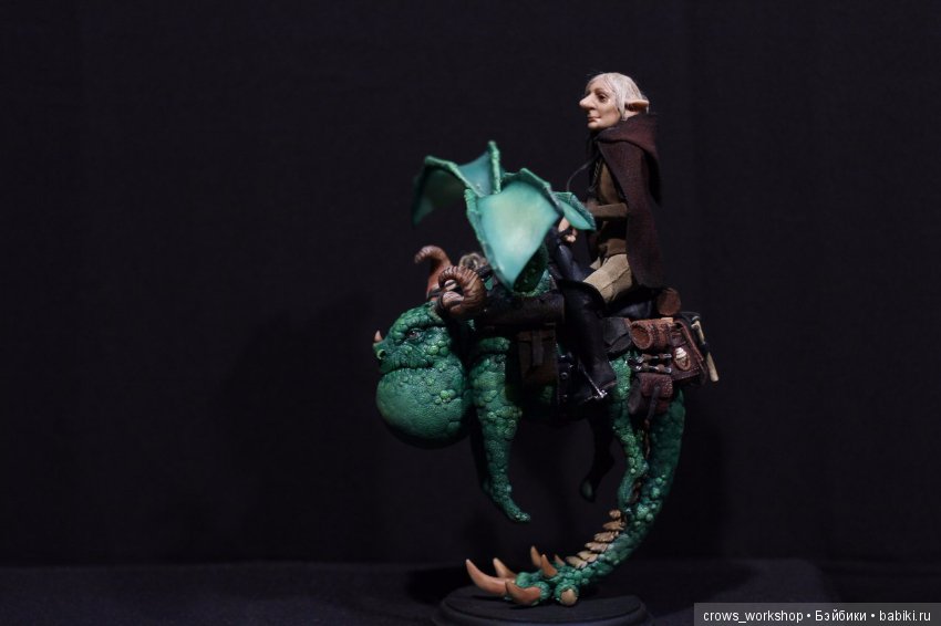 Наездник на драконе — Лепка авторских кукол: полимерная глина (фото 2)