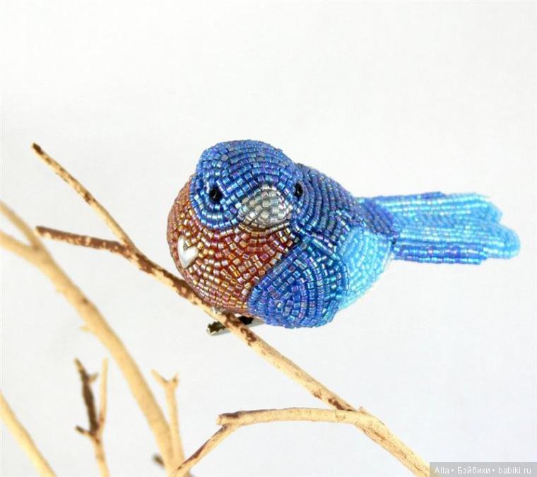 Птицы из бисера Meredith Dada
