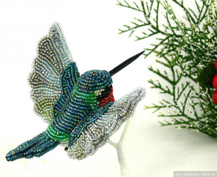 Птицы из бисера Meredith Dada (фото 6)
