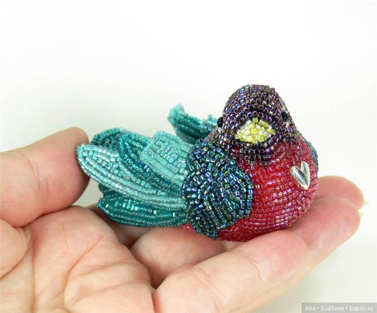 Птицы из бисера Meredith Dada