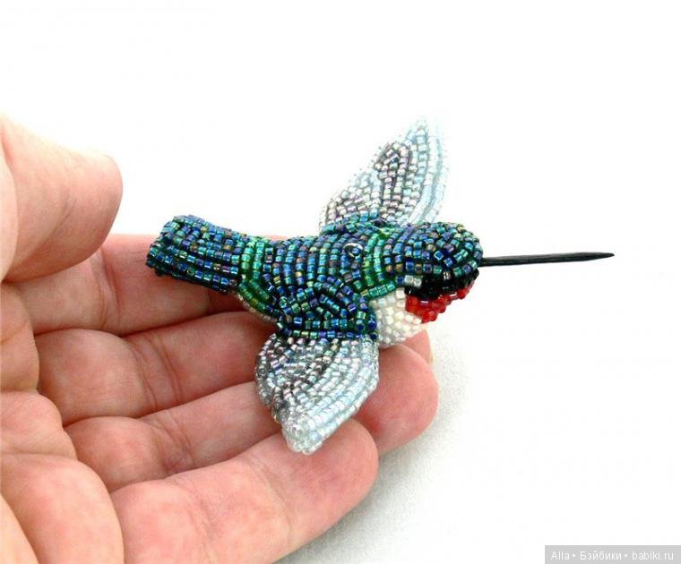 Птицы из бисера Meredith Dada (фото 9)
